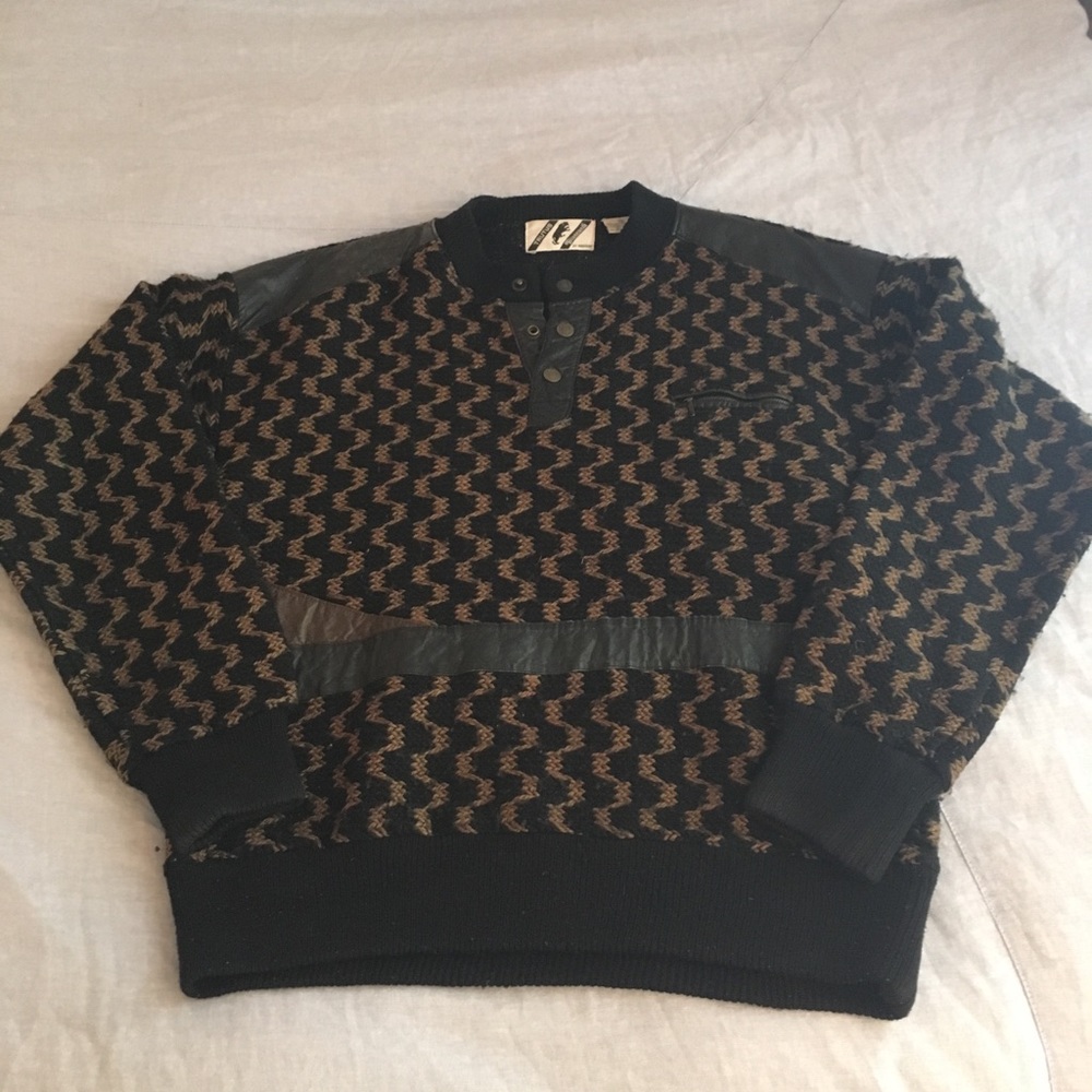 Trutus Biancarla button up sweater vintage Retro